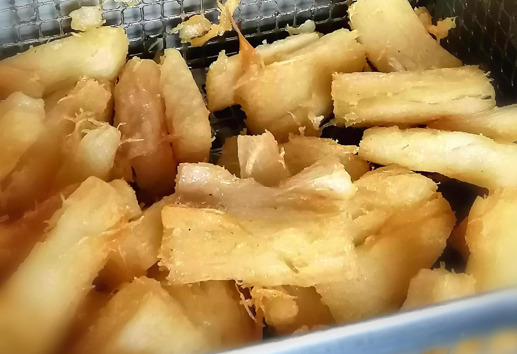 Cassava chips fries