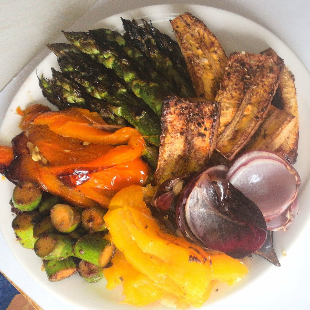 African Lunch Idea | Spicy Grilled Asparagus